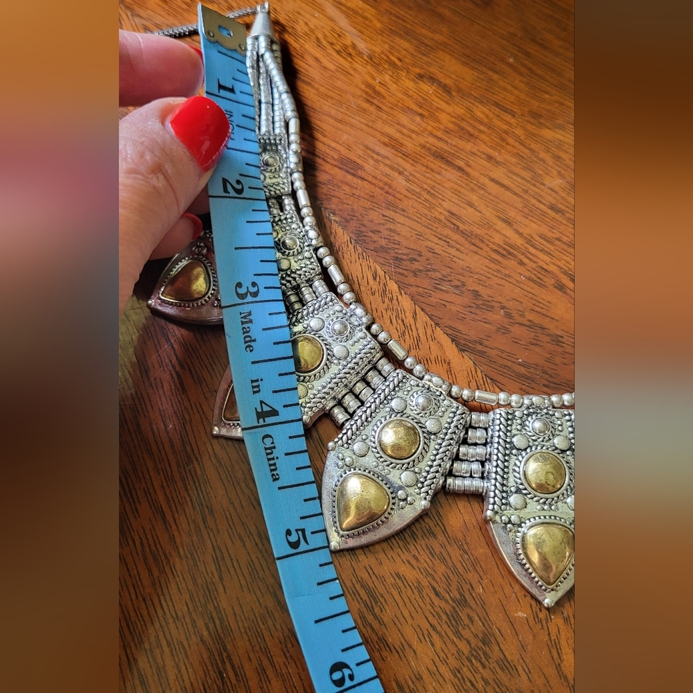 Lucky Brand Silver and Gold Fish Necklace - Picture 6 of 10